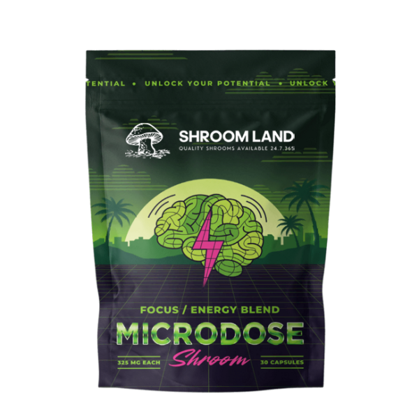 Magic Mushroom Microdose Capsules – (Focus/Energy)