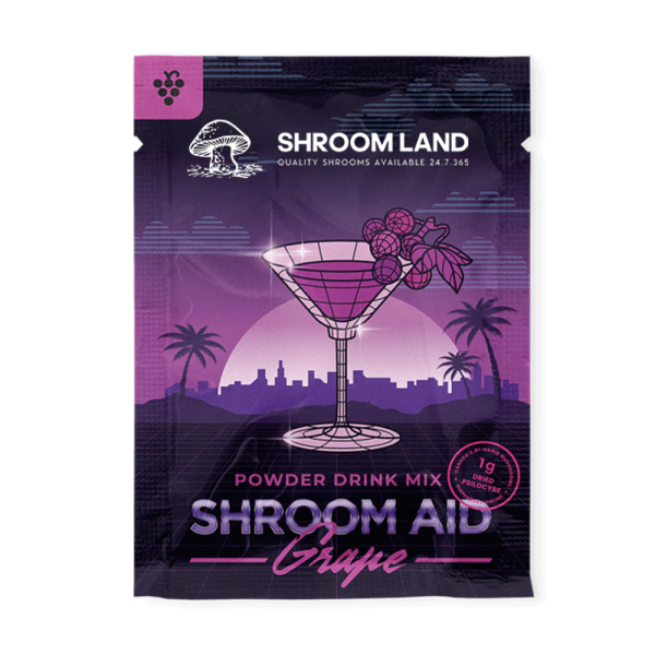 Shroom Aid – Grape Shroom Drink Mix (1 Gram Each)