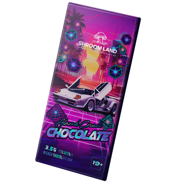 Almond Crunch Magic Mushroom Chocolate Bars (3.5gs each)