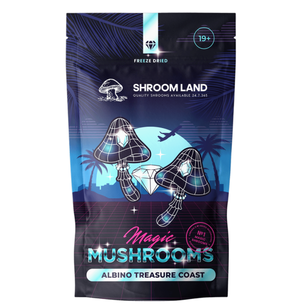 Albino Treasure Coast Magic Mushrooms (Freeze Dried)