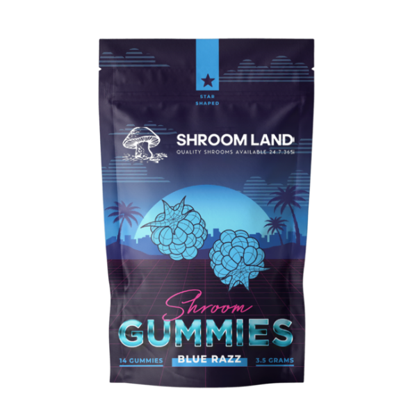 Magic Mushroom Gummies – Blue Razz (3.5g)
